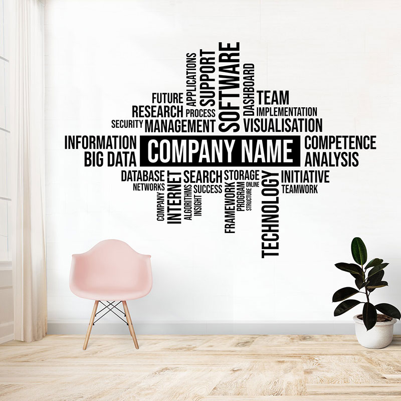 Office Furniture Names - Stiker Dinding Nama Bisnis Kustom, Dekorasi