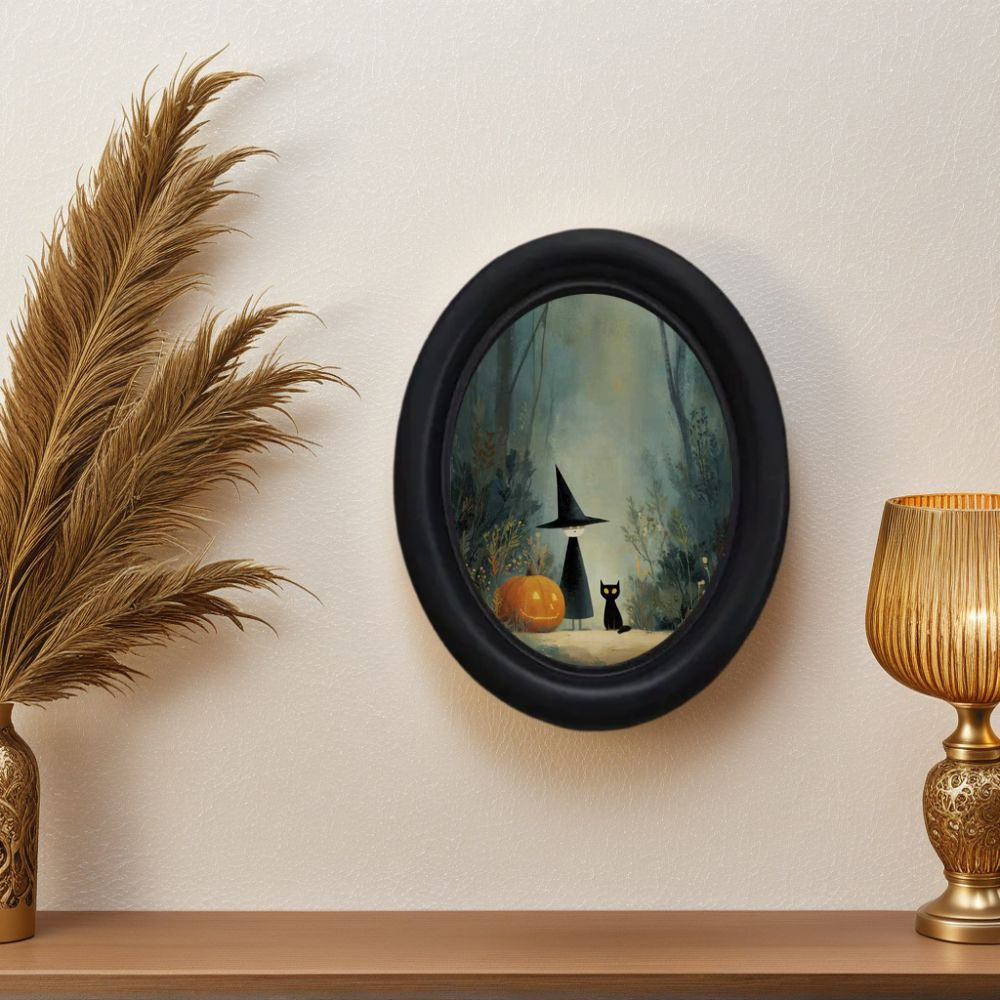 Office Furniture And Design - Mural Seni Dinding Penyihir Halloween Vintage