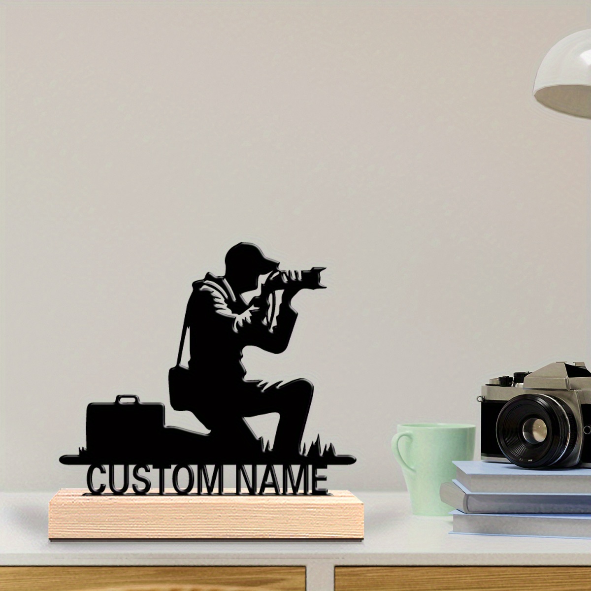 Office Furniture Names - Patung Logam Fotografer Foto Kustom dengan