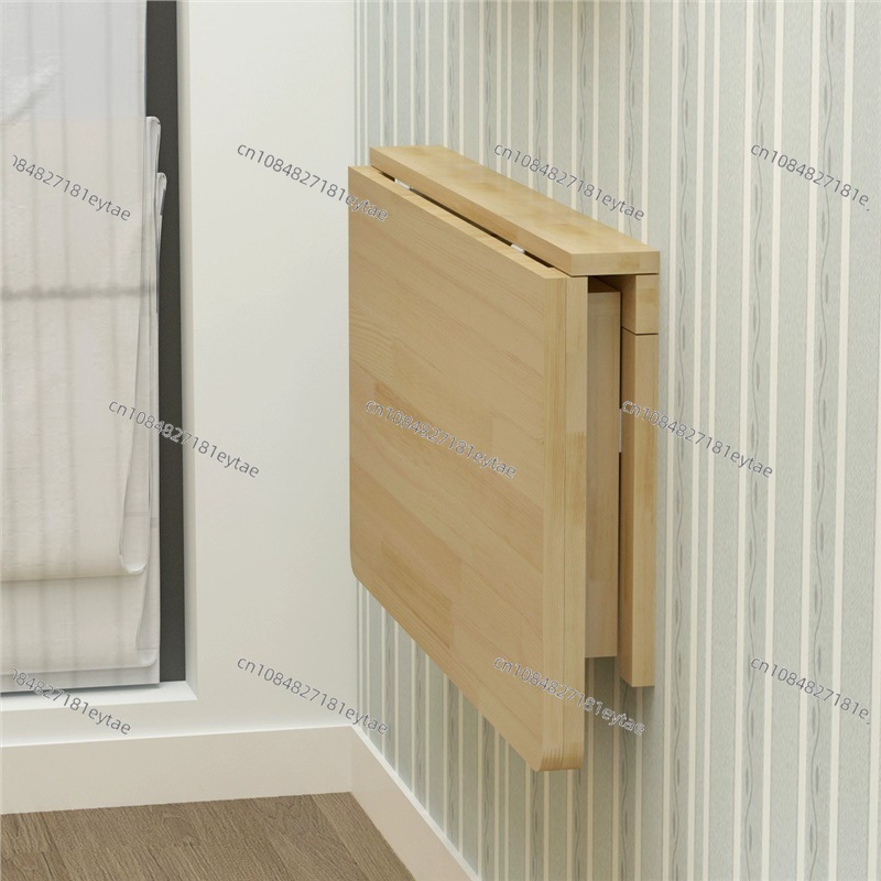 Wall Mounted Desk Fold - Meja Lipat Kayu Solid yang Dipasang