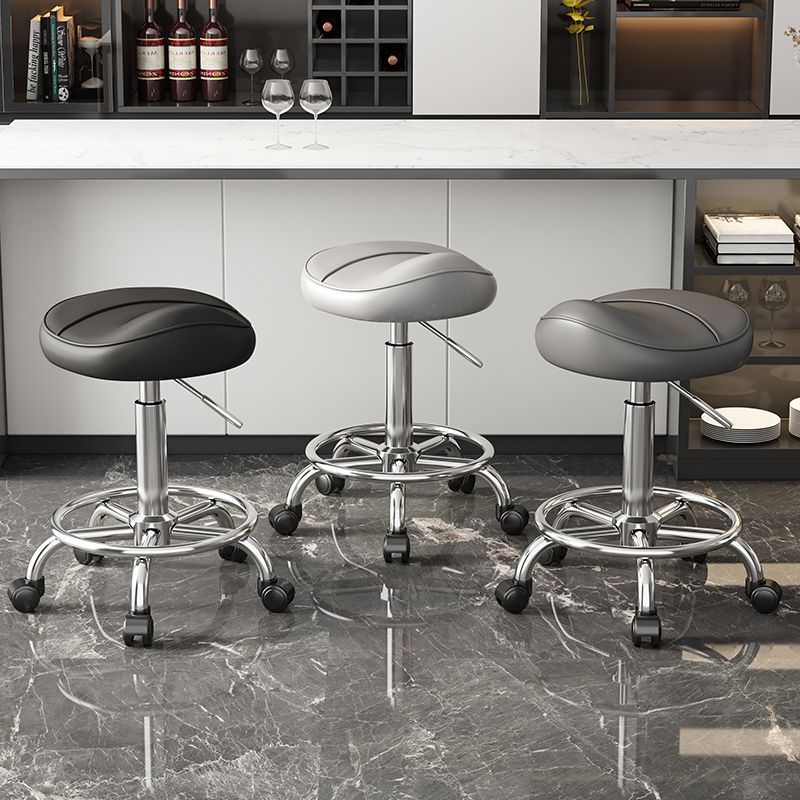 Office Furniture In China - Kursi Saddle Stool Berputar dengan Roda,