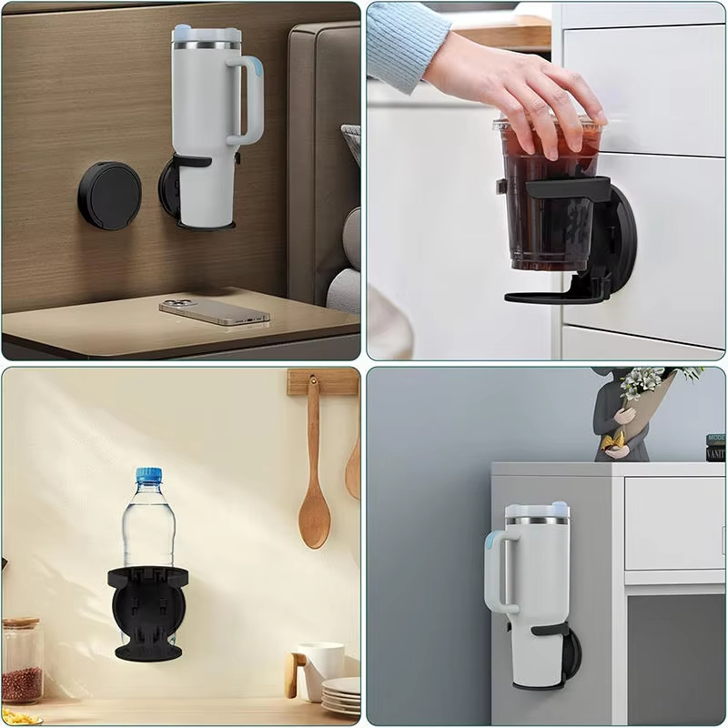 Wall Mounted Desk Fold - Tempat Cangkir Lipat untuk Meja Kantor,