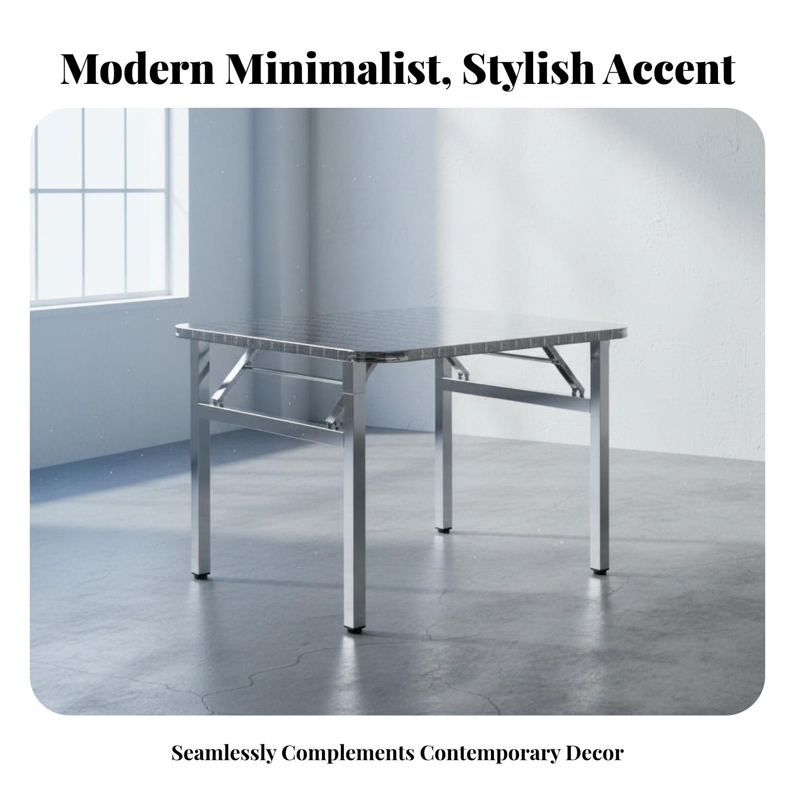 Office Furniture And Design - Meja Lipat Persegi Panjang Desain Lipat