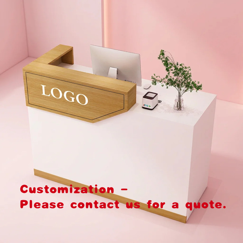 Office Furniture And Design - Meja Resepsionis Hotel Kayu Modern, Meja