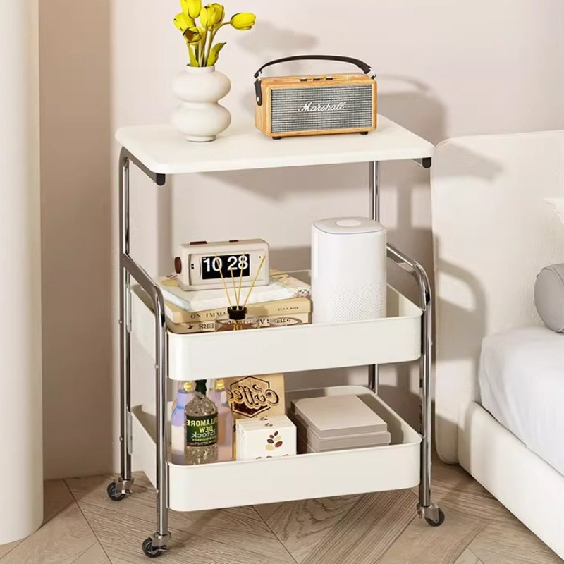 Book Cart Rolling - Troli Organizer Serbaguna dengan Rak Sempit