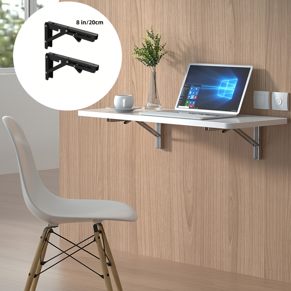 2 buah Braket Penyangga Lipat  - Wall Mounted Desk Fold ulasan dan harga