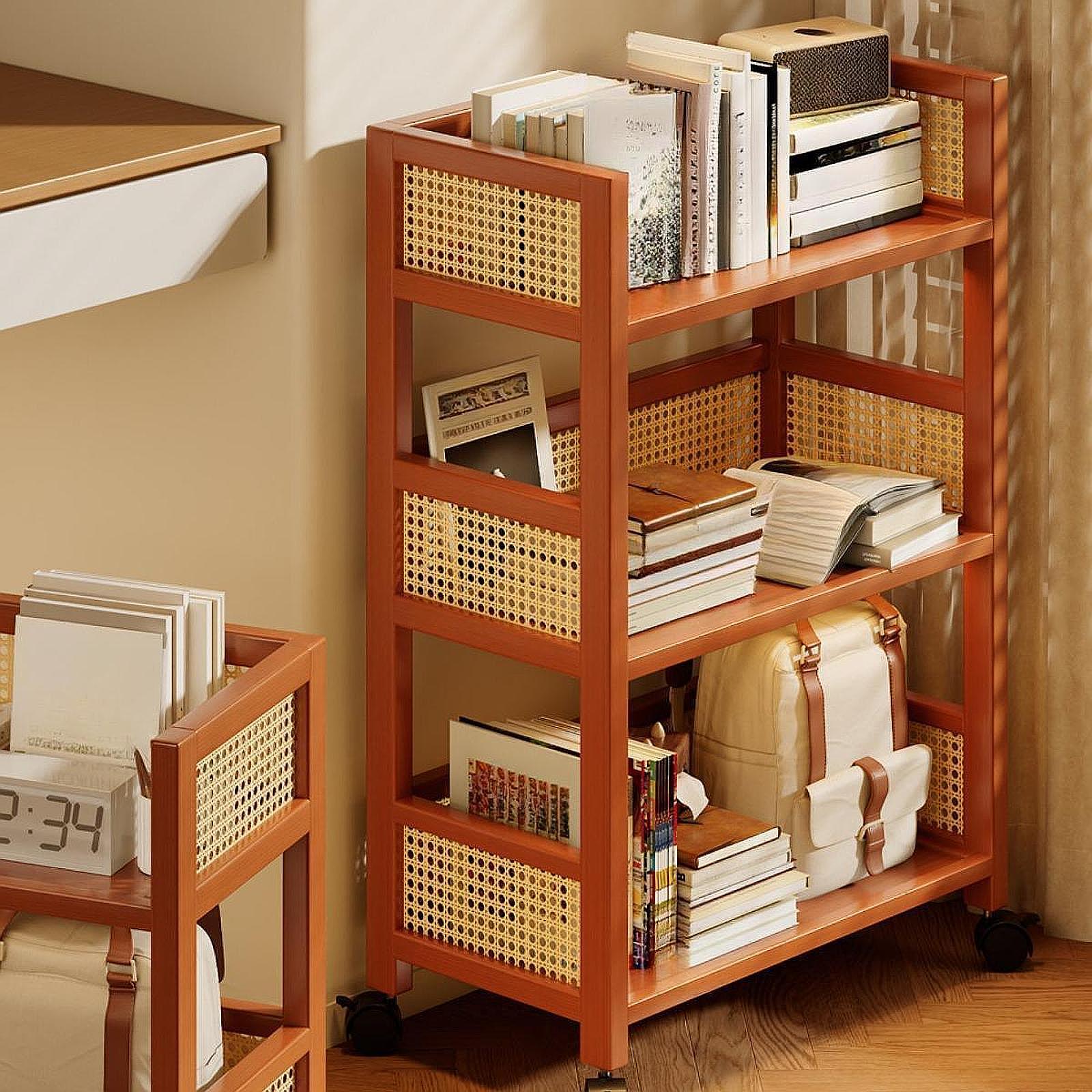 Troli Penyimpanan Utilitas Ber - Book Cart Rolling ulasan dan harga