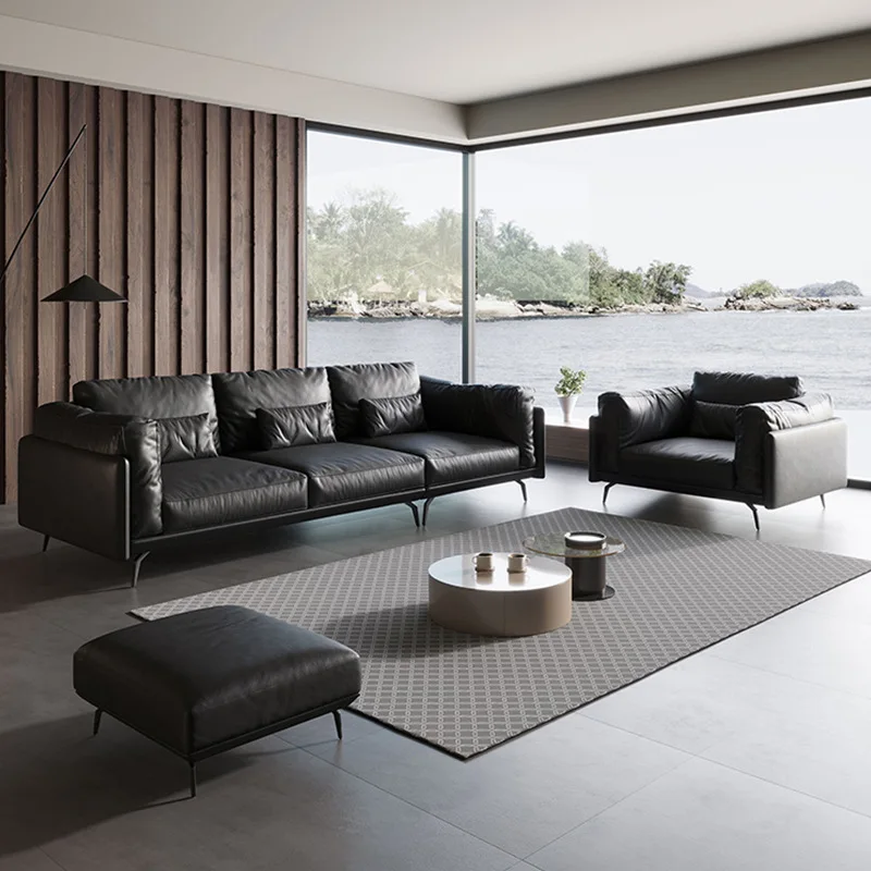Sofa kantor kulit lapisan pert - Office Furniture First ulasan dan harga