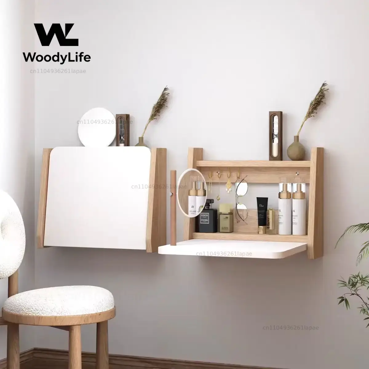 Meja Rias Meja Lipat Dinding B - Wall Mounted Desk Fold ulasan dan harga