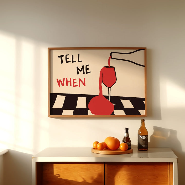 Poster Seni Dinding Kanvas Vin - Office Furniture And Design ulasan dan harga