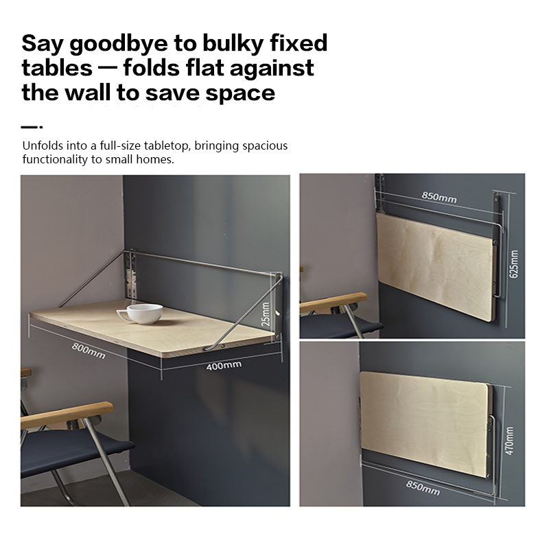 Meja Lipat Dinding dari Kayu L - Wall Mounted Desk Fold ulasan dan harga