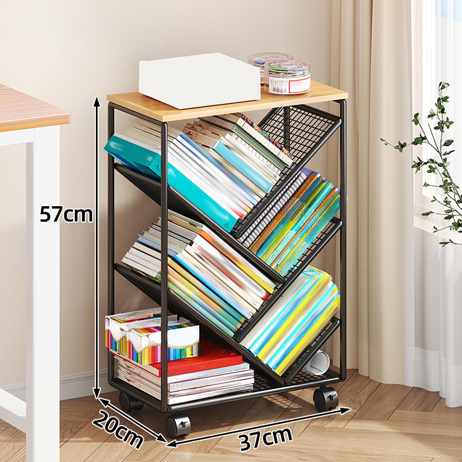 Rak Buku Beroda dengan Roda, T - Book Cart Rolling ulasan dan harga
