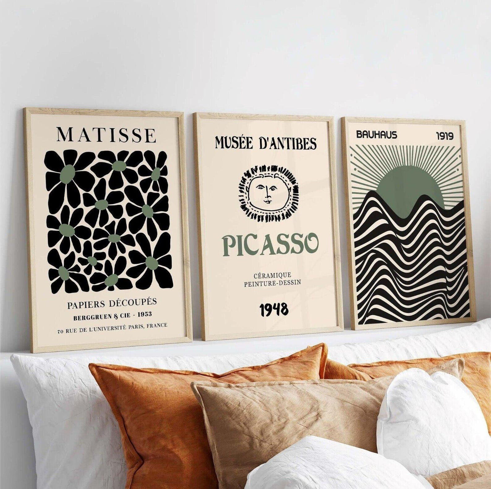3 Buah/Set Poster Seni Dinding - Office Furniture And Design ulasan dan harga