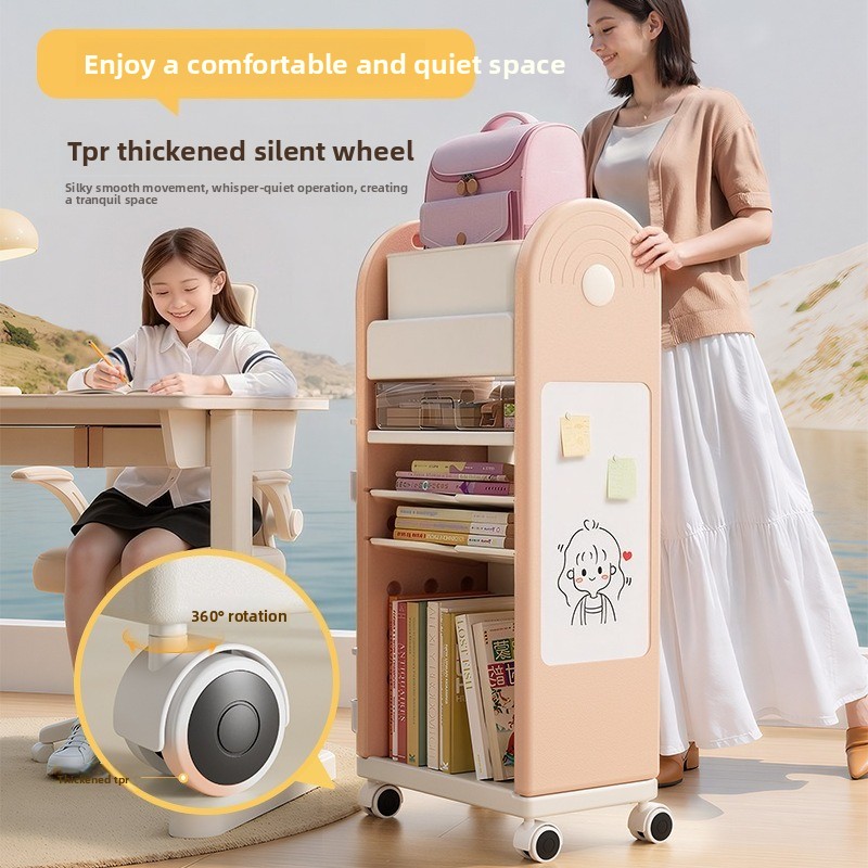 Troli Organizer Tas Sekolah Be - Book Cart Rolling ulasan dan harga