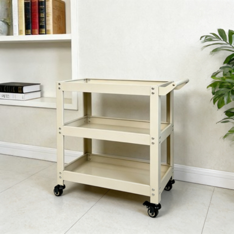 Troli Penyimpanan Logam 3 Ting - Book Cart Rolling ulasan dan harga