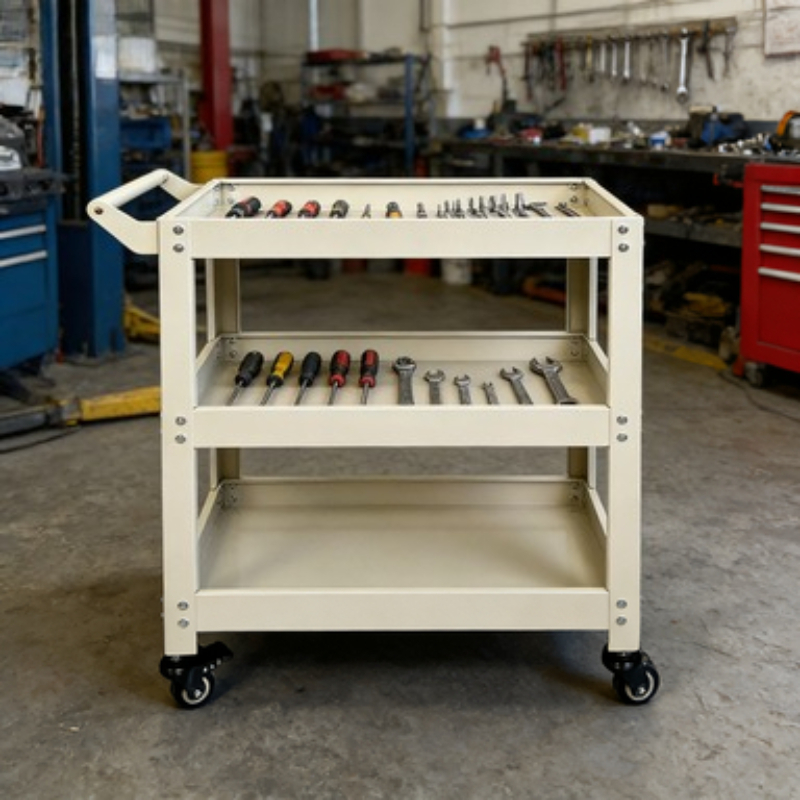 Troli Penyimpanan Logam 3 Ting - Book Cart Rolling ulasan dan harga