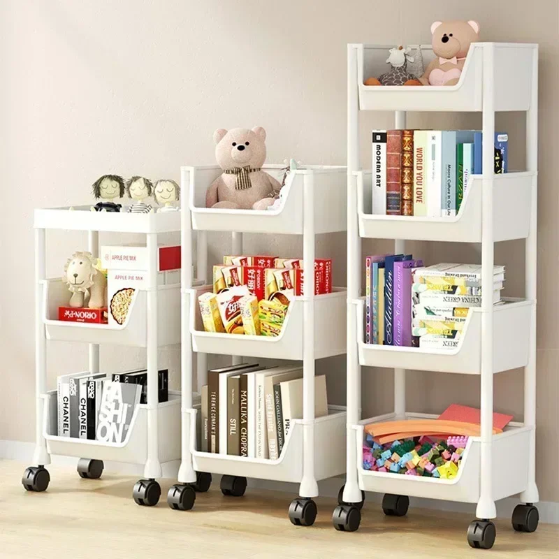 Troli Penyimpanan Serbaguna 4/ - Book Cart Rolling ulasan dan harga