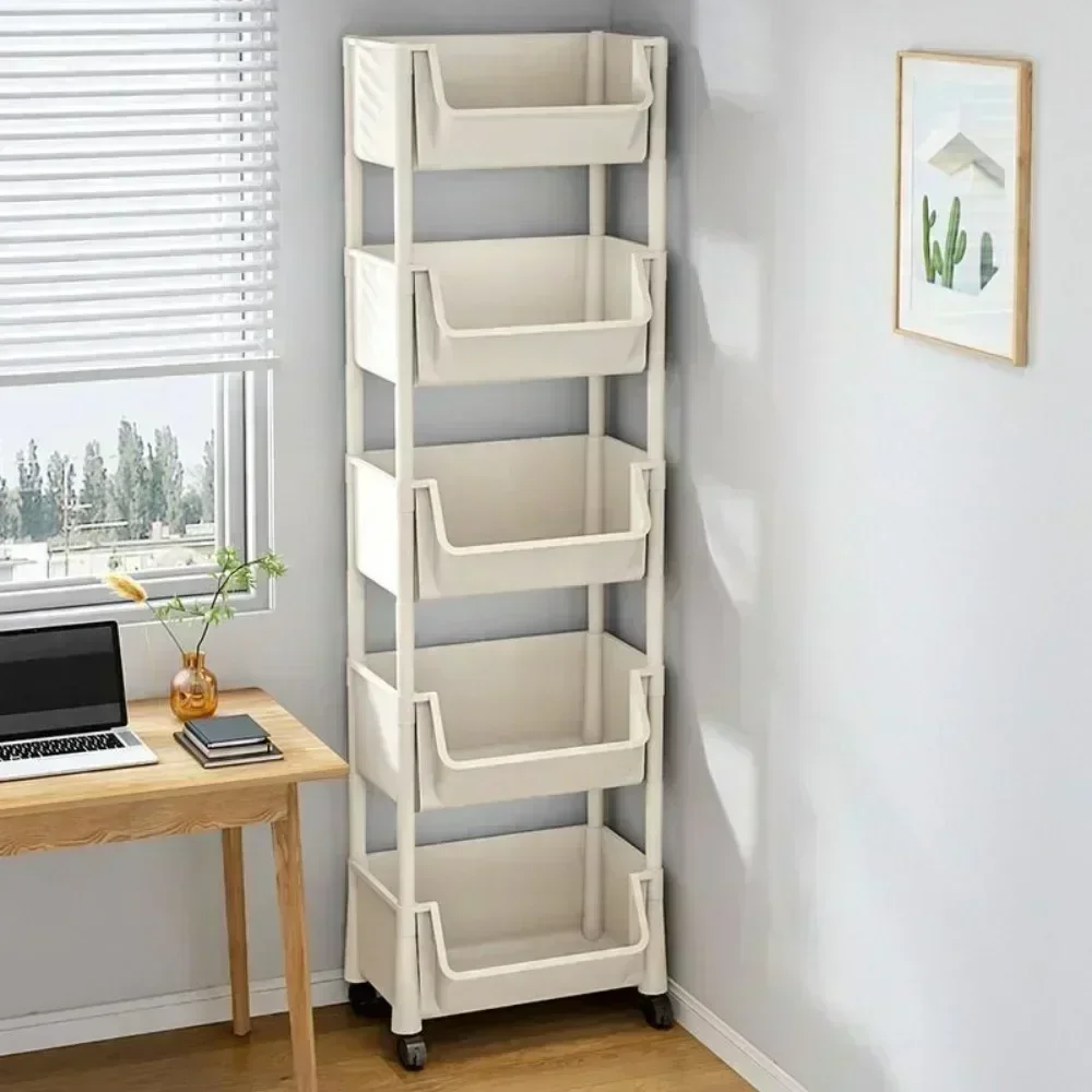 Troli Penyimpanan Serbaguna 4/ - Book Cart Rolling ulasan dan harga