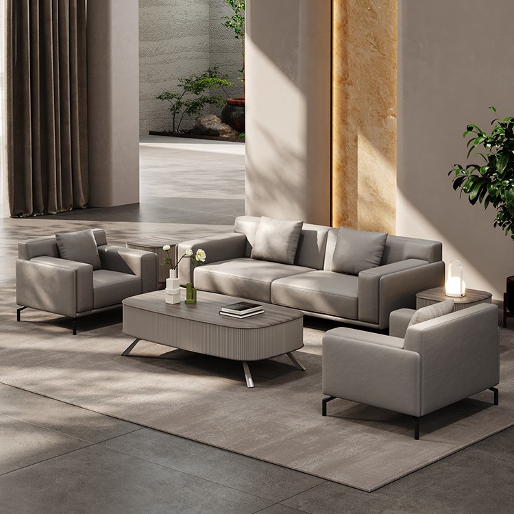 Sofa kantor kulit kombinasi fu - Office Furniture First ulasan dan harga