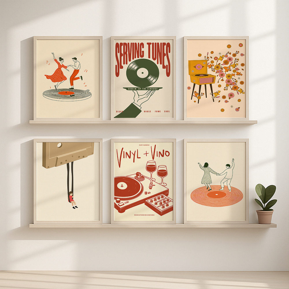 1 Buah Poster Kanvas Musik Ant - Office Furniture And Design ulasan dan harga