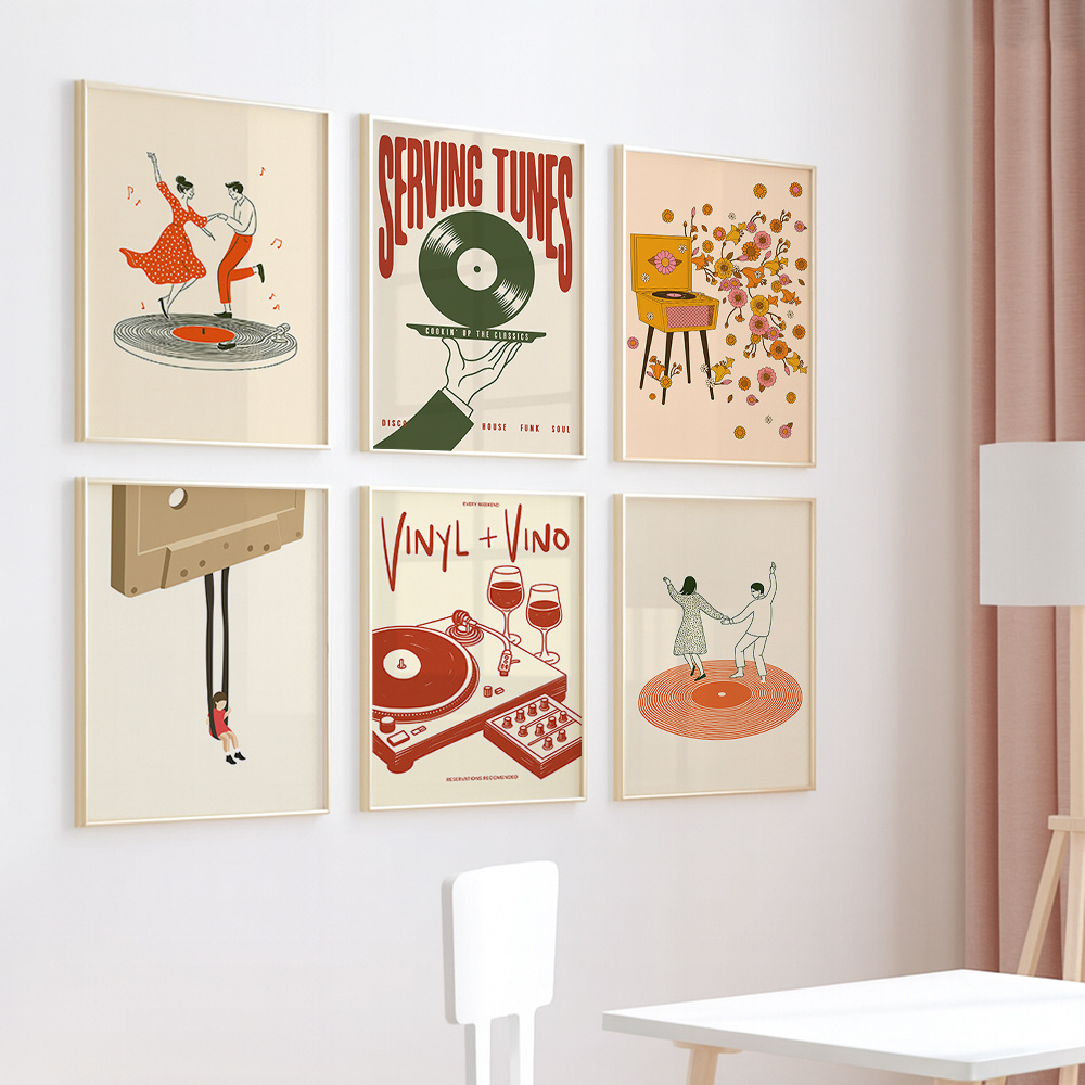 1 Buah Poster Kanvas Musik Ant - Office Furniture And Design ulasan dan harga