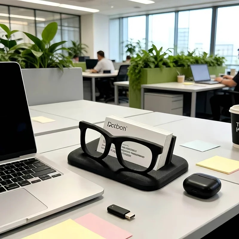 Tempat Kartu Nama Bentuk Kacam - Office Furniture Names ulasan dan harga