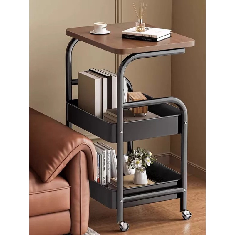 Troli Penyimpanan Bergaya Mid- - Book Cart Rolling ulasan dan harga