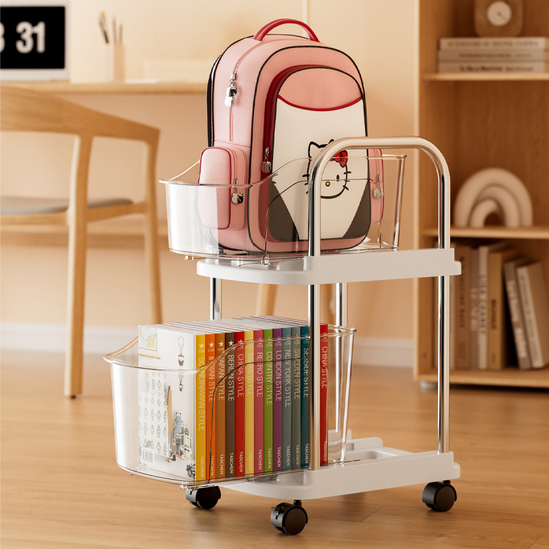 Troli Penyimpanan Plastik Bero - Book Cart Rolling ulasan dan harga