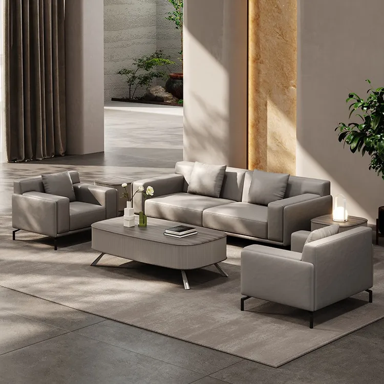 Sofa kantor kulit kombinasi fu - Office Furniture First ulasan dan harga