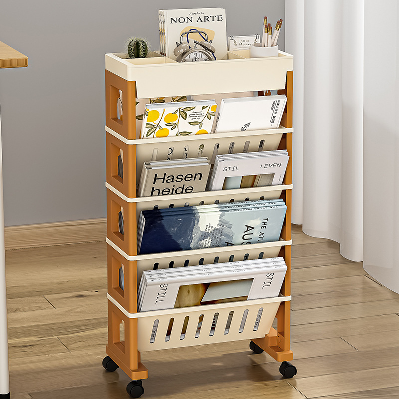 Troli Penyimpanan Beroda di Ba - Book Cart Rolling ulasan dan harga