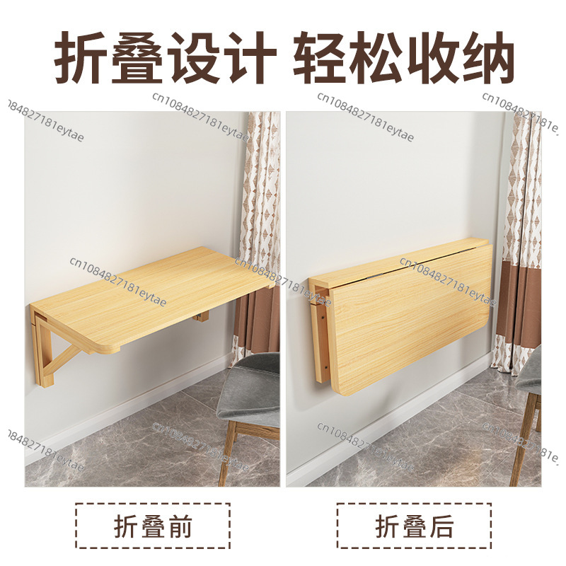 Meja Lipat Kayu Solid yang Dip - Wall Mounted Desk Fold ulasan dan harga
