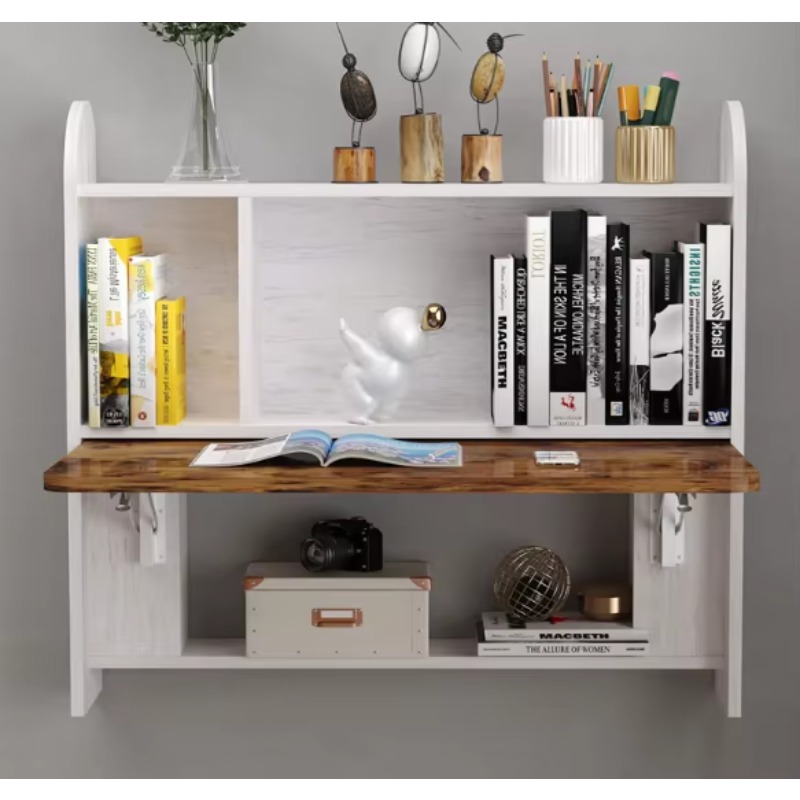Meja belajar dinding rumah tan - Wall Mounted Desk Fold ulasan dan harga