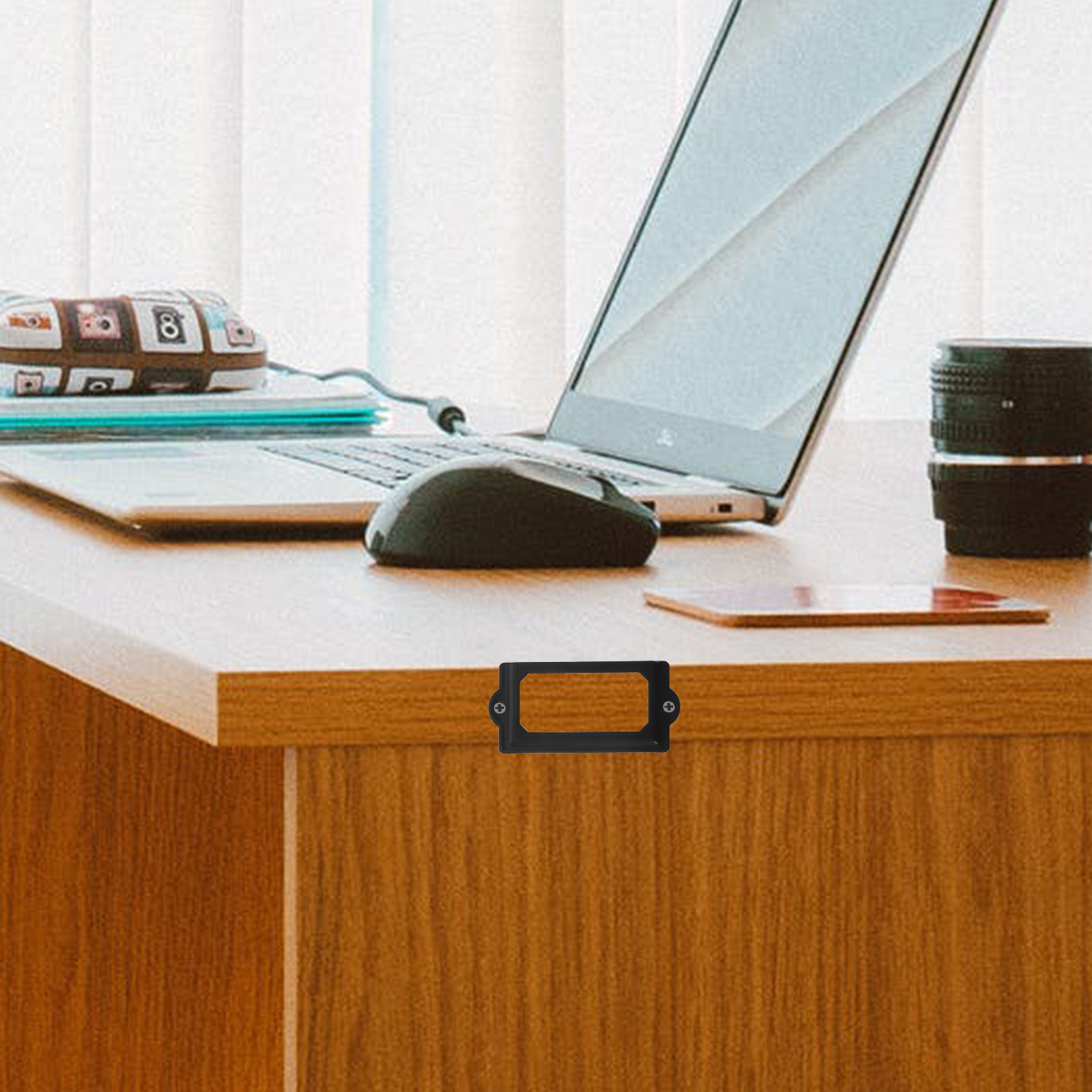 1Set Bingkai Label Logam Gaya  - Office Furniture Names ulasan dan harga