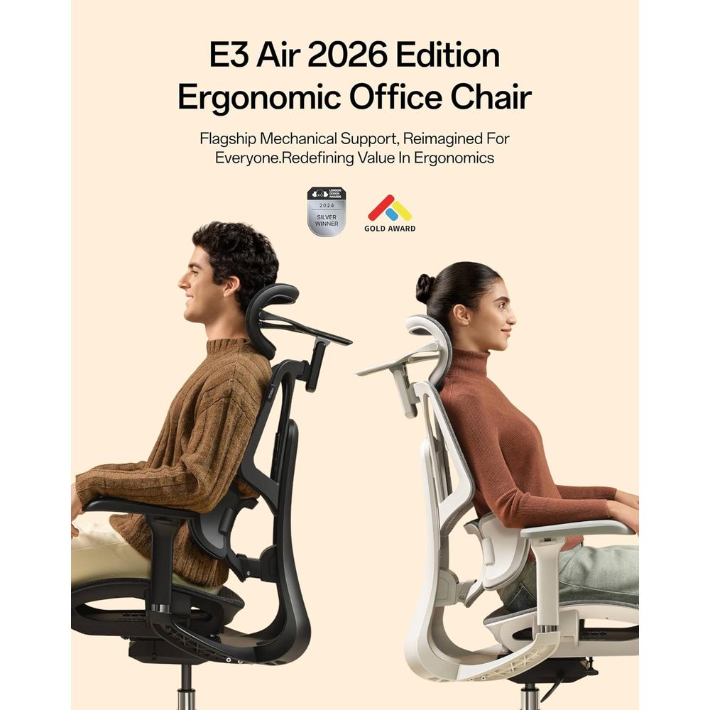Kursi Kantor Ergonomis E3 Air  - Office Furniture Zone ulasan dan harga