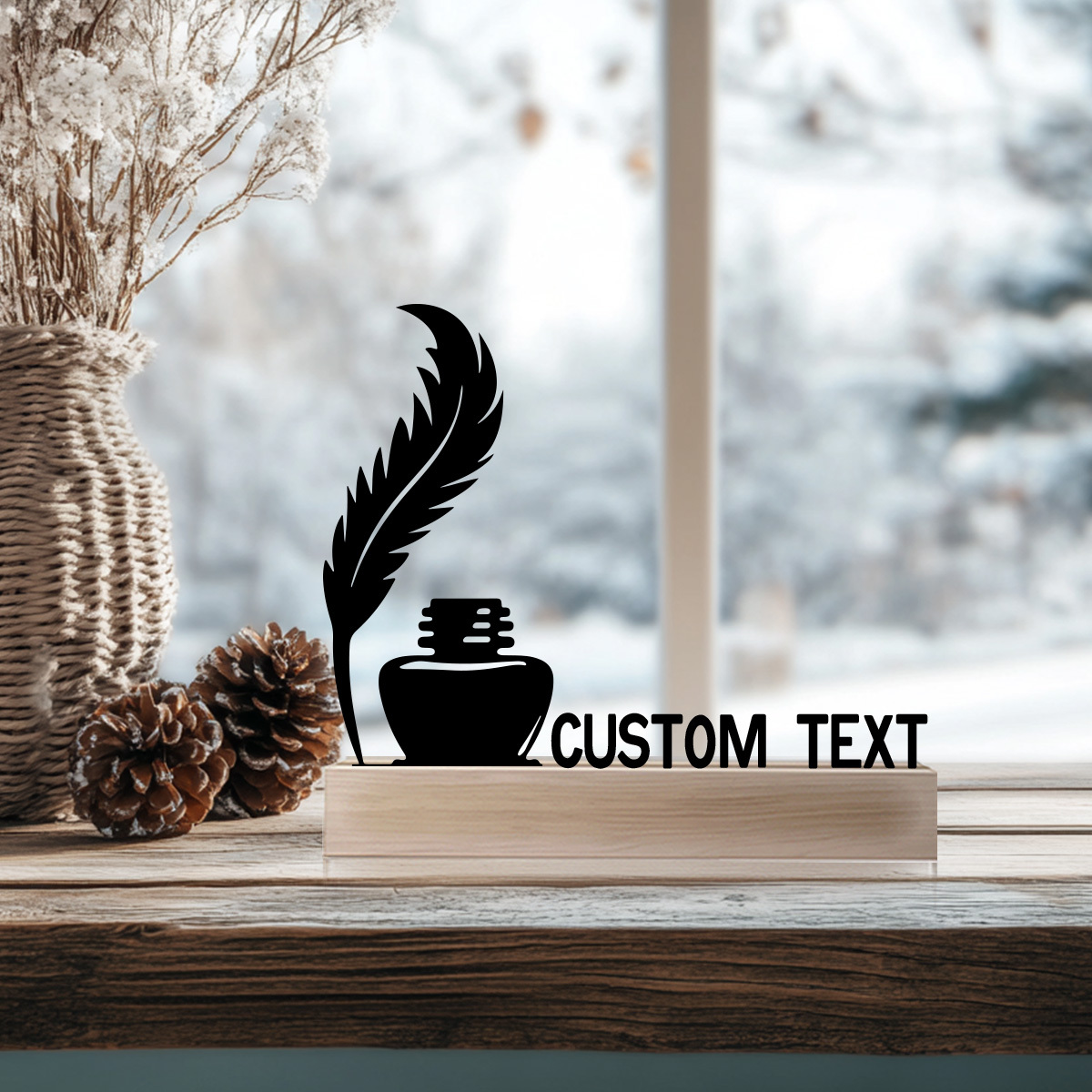 Papan Nama Meja Logam Kustom D - Office Furniture Names ulasan dan harga