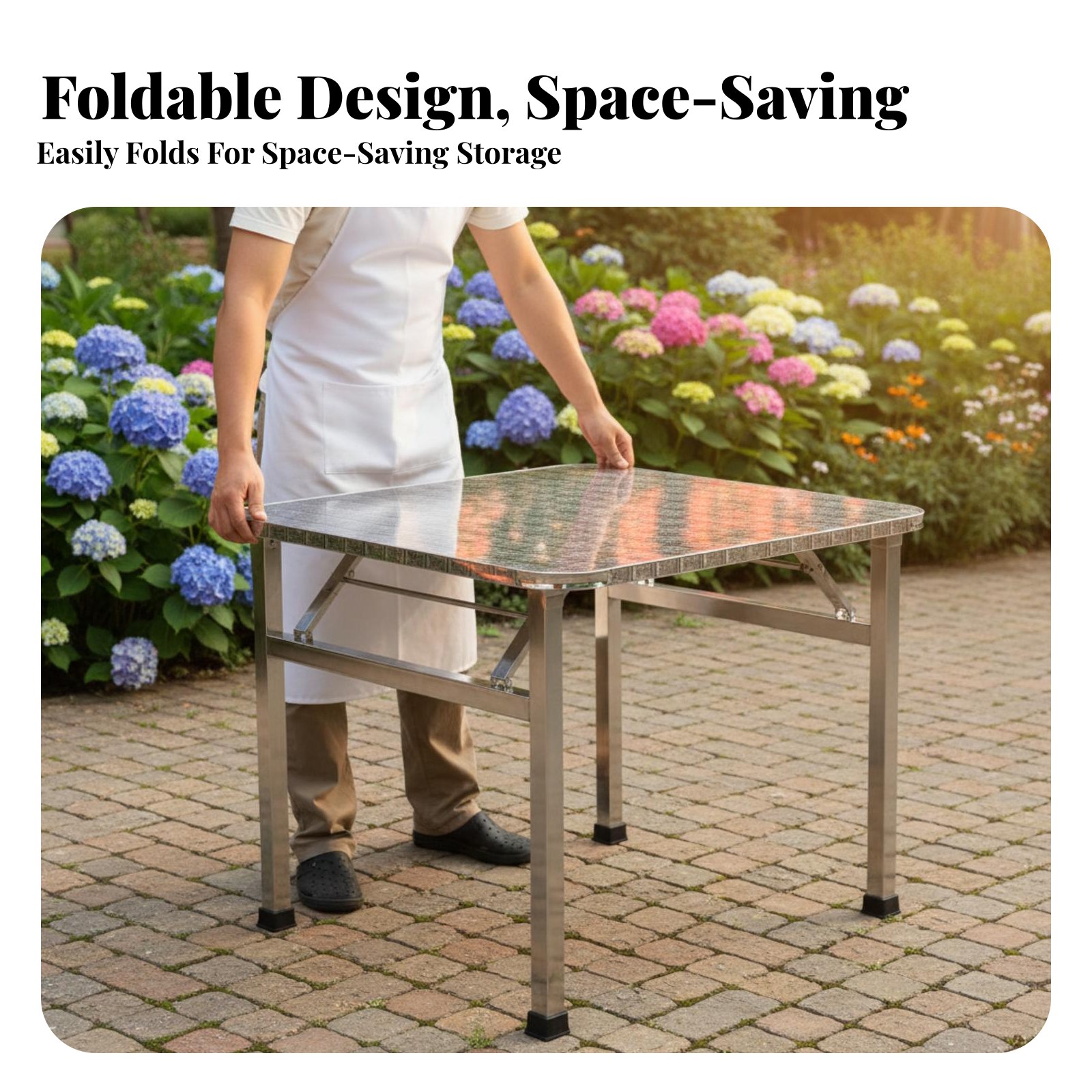 Meja Lipat Persegi Panjang Des - Office Furniture And Design ulasan dan harga
