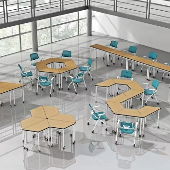 Set Meja dan Kursi Kelas Moder - Office Furniture Suppliers ulasan dan harga