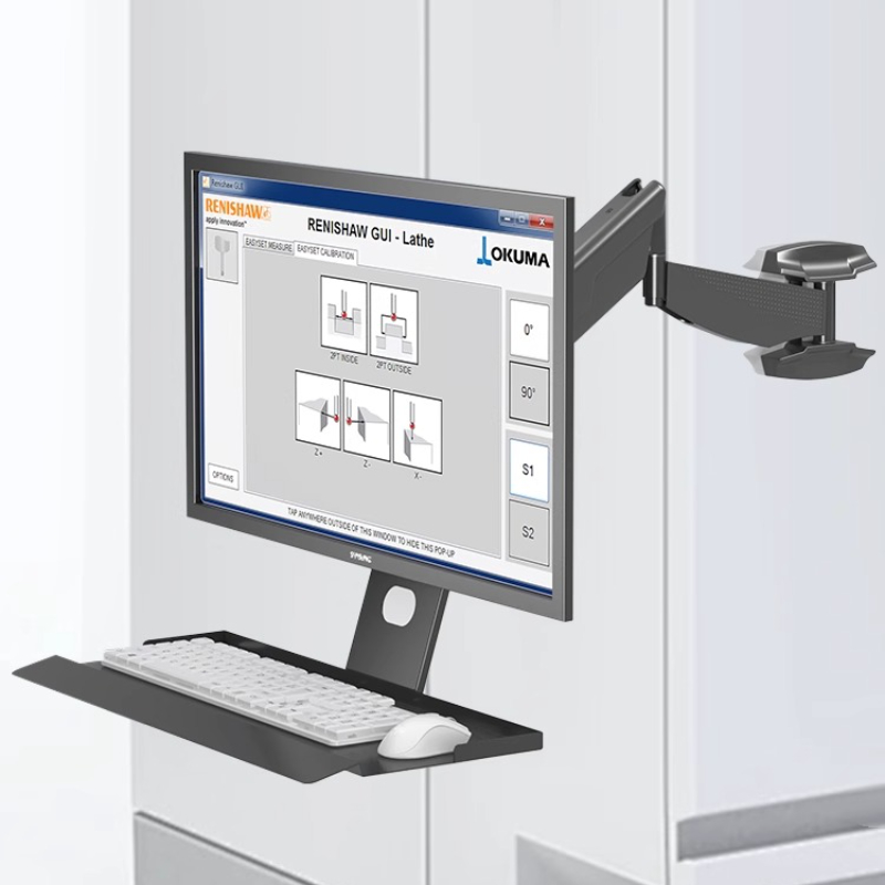 Rak Monitor Heavy Duty Ergonom - Wall Mounted Desk Fold ulasan dan harga