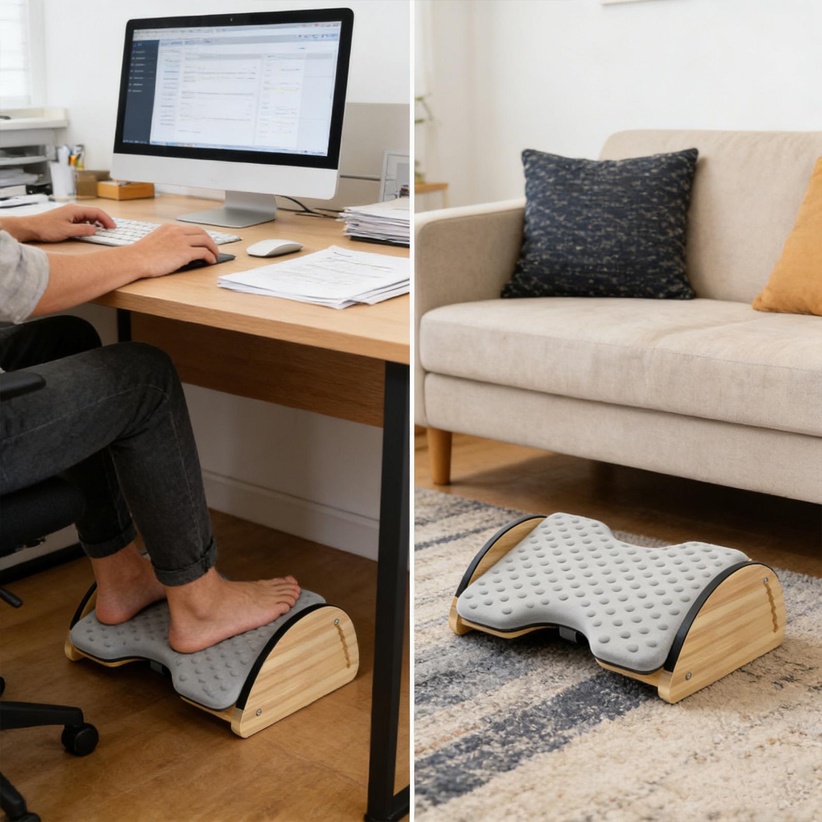 Bangku Sandaran Kaki Bambu Kan - Office Furniture In China ulasan dan harga