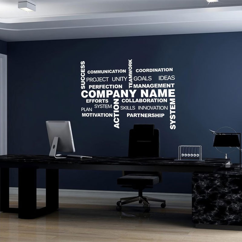 Stiker Dinding Nama Bisnis yan - Office Furniture Names ulasan dan harga