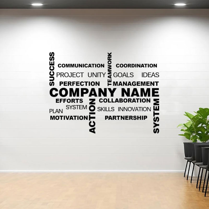 Stiker Dinding Nama Bisnis yan - Office Furniture Names ulasan dan harga