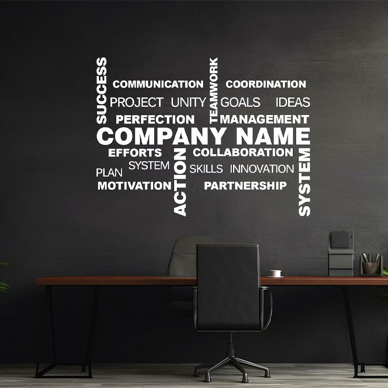 Stiker Dinding Nama Bisnis yan - Office Furniture Names ulasan dan harga