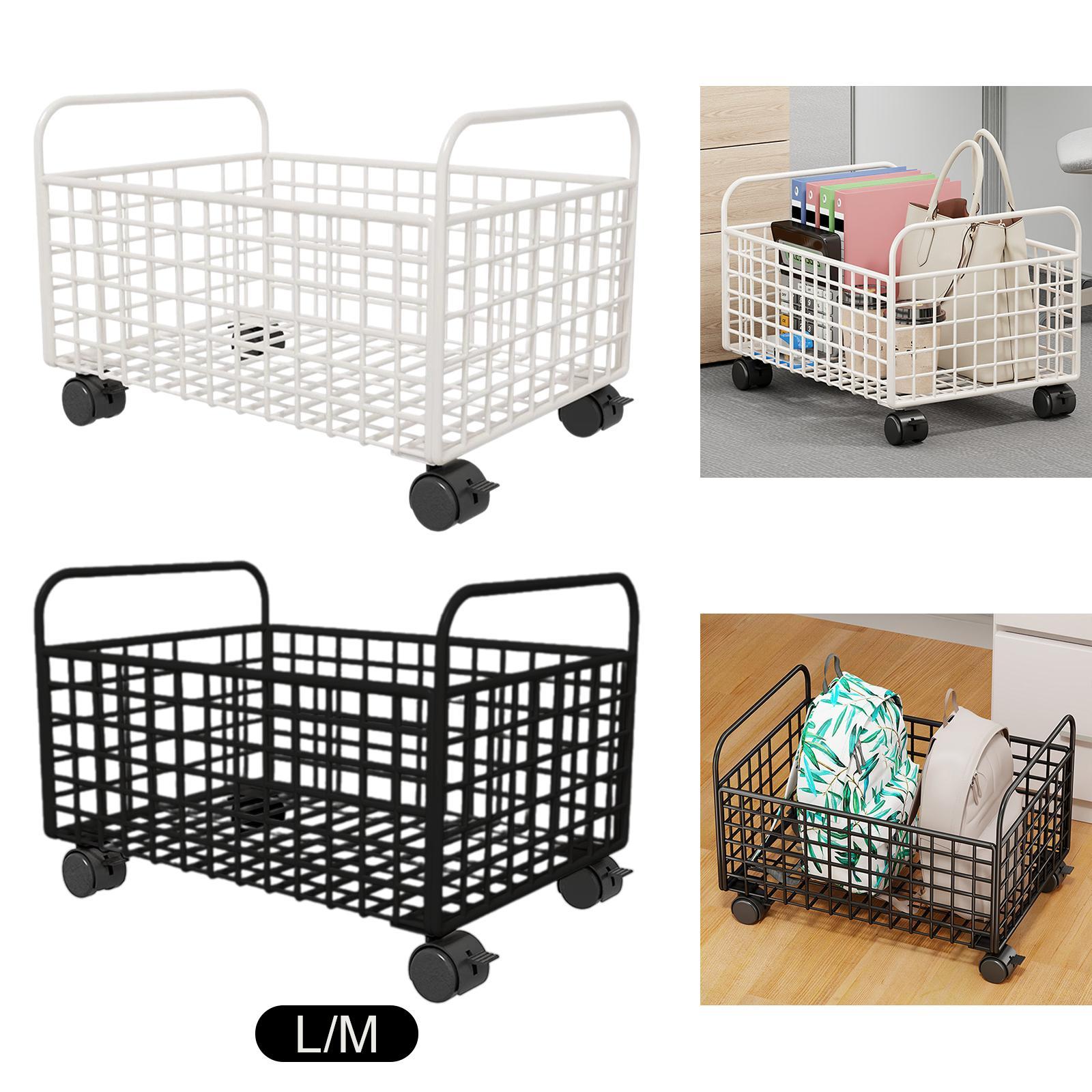 Keranjang Penyimpanan Logam Be - Book Cart Rolling ulasan dan harga
